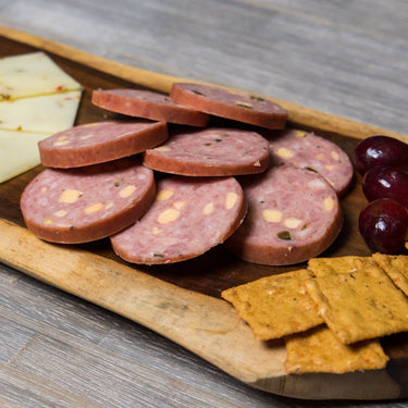 Jalapeno Cheddar Summer Sausage - The Pepper Pantry (Formerly Marie Sharp's)